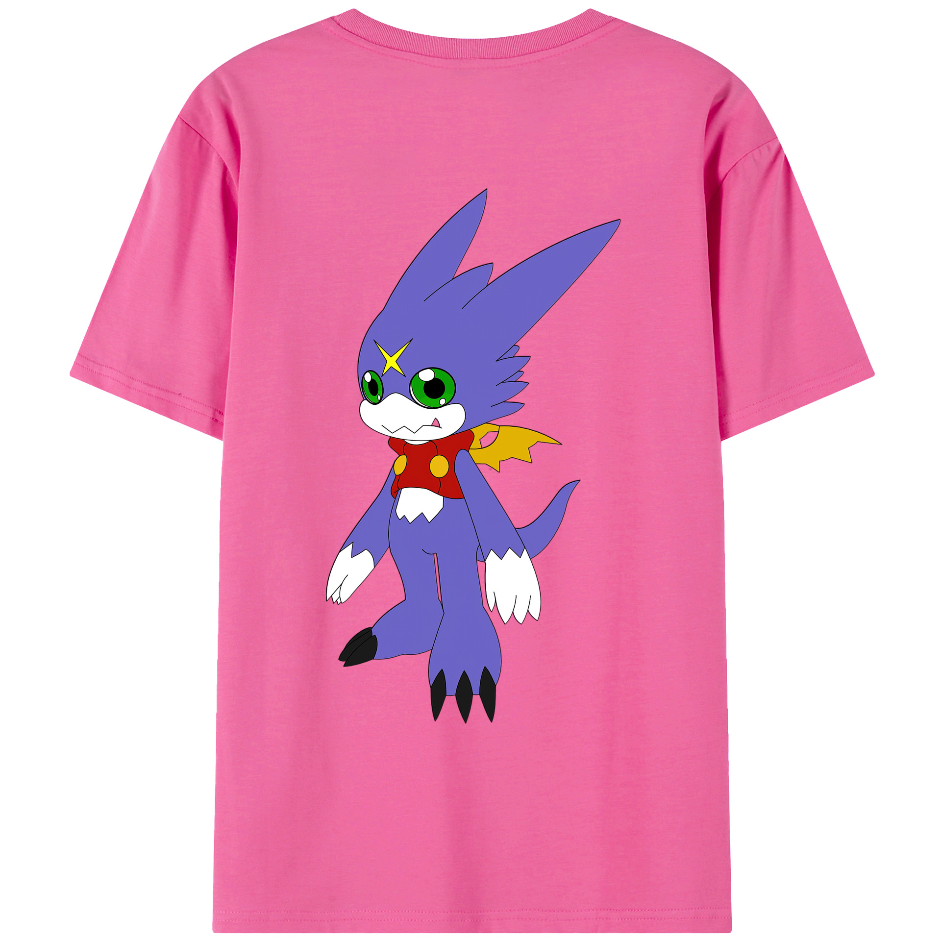 （画像用） Digimon デジタルモンスター/デジモン レディース半袖Tシャツ(バックプリント)